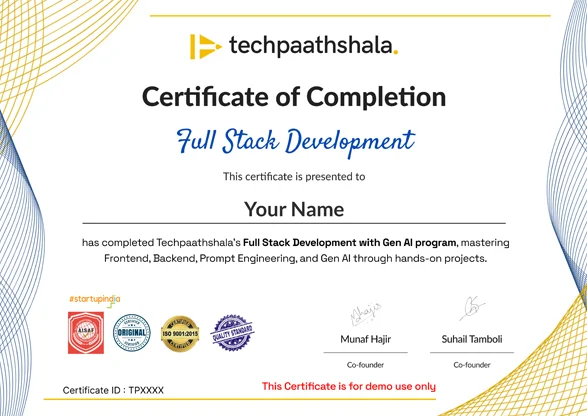 Certificate preview